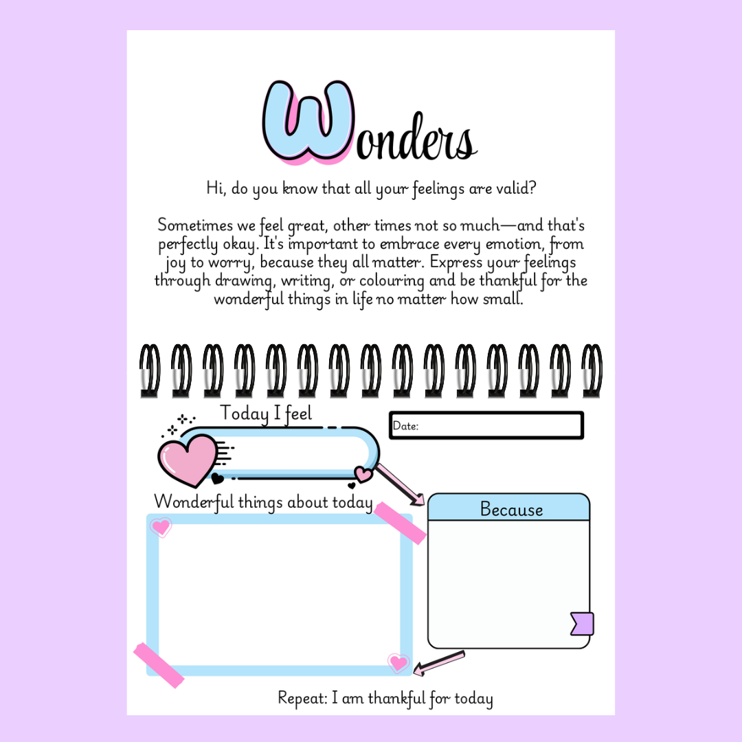 Worries & Wonders Sketchbag®️